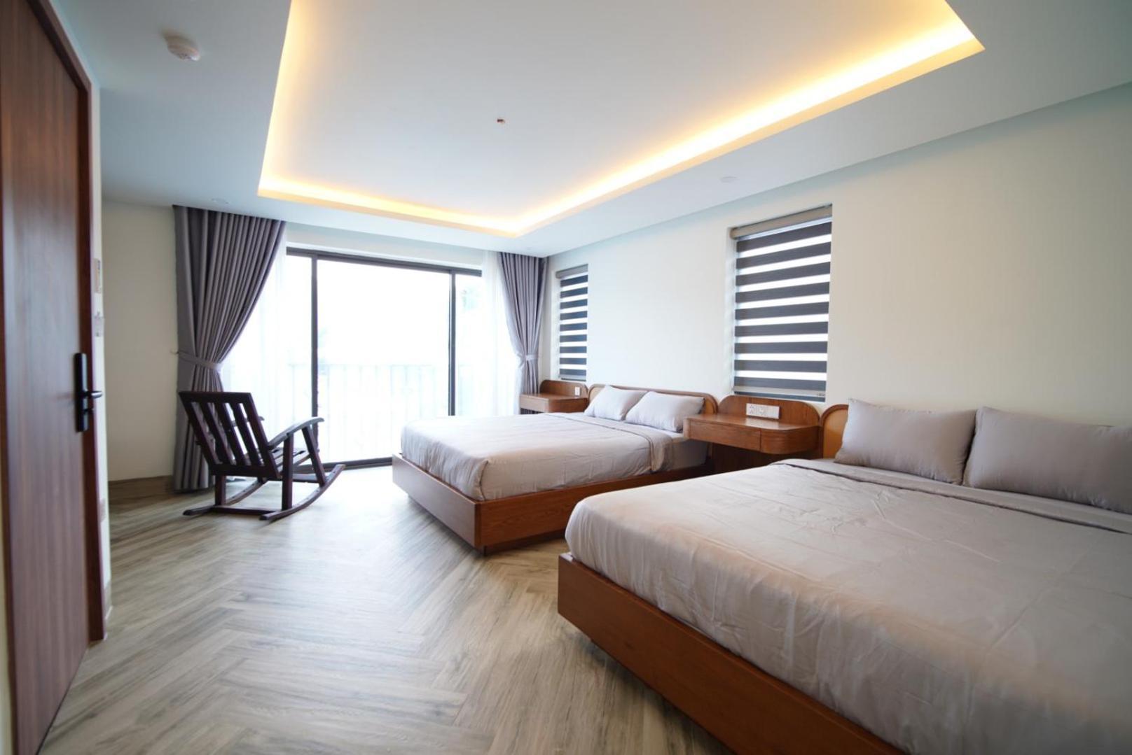 The Coral Homestay & Pub Tân Hiệ Bagian luar foto