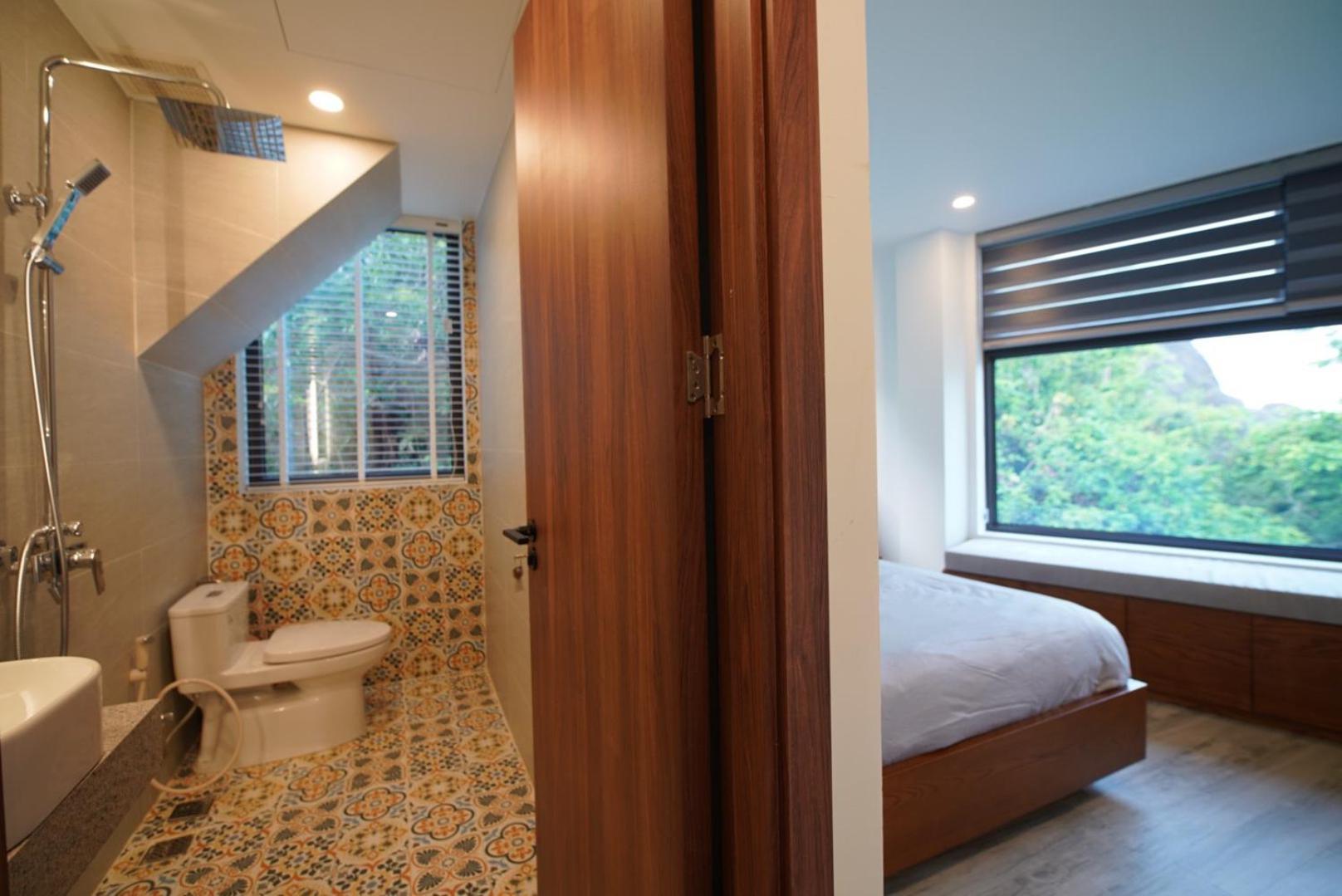 The Coral Homestay & Pub Tân Hiệ Bagian luar foto