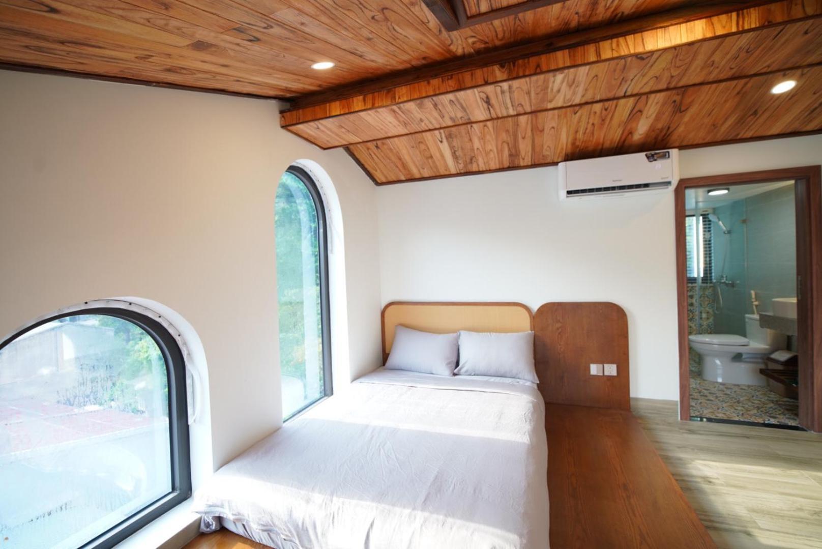 The Coral Homestay & Pub Tân Hiệ Bagian luar foto